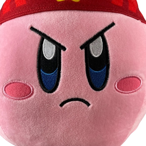 Nintendo Kirby Ninja Karate Mad Angry Face Limited Edition Large Sized Plush 12” - Picture 15 of 15